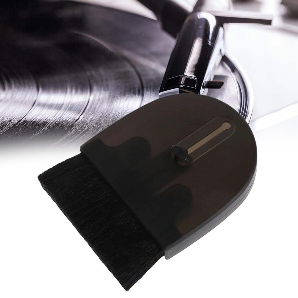 Anti-Static Vinyl Record Cleaning Brush – Black