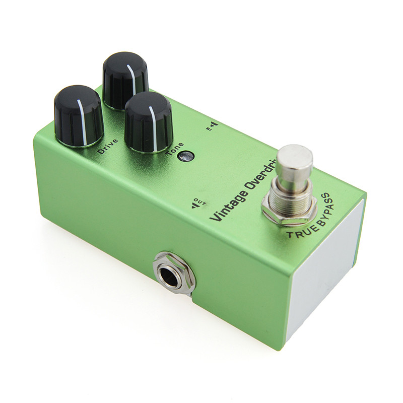 Vintage Overdrive Guitar Effects Pedal – True Bypass