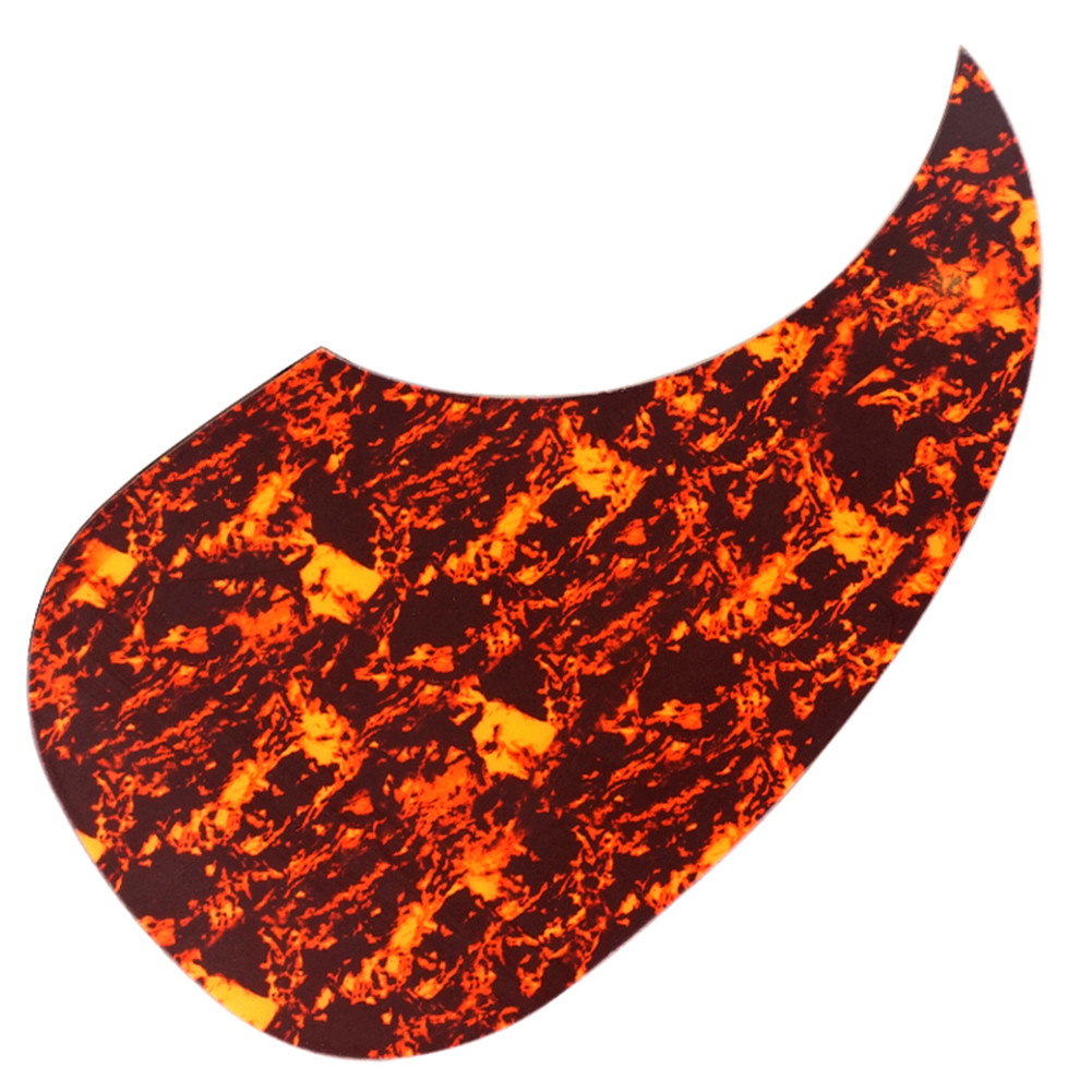 Acoustic Guitar Pickguard – Brown Tortoiseshell, Teardrop