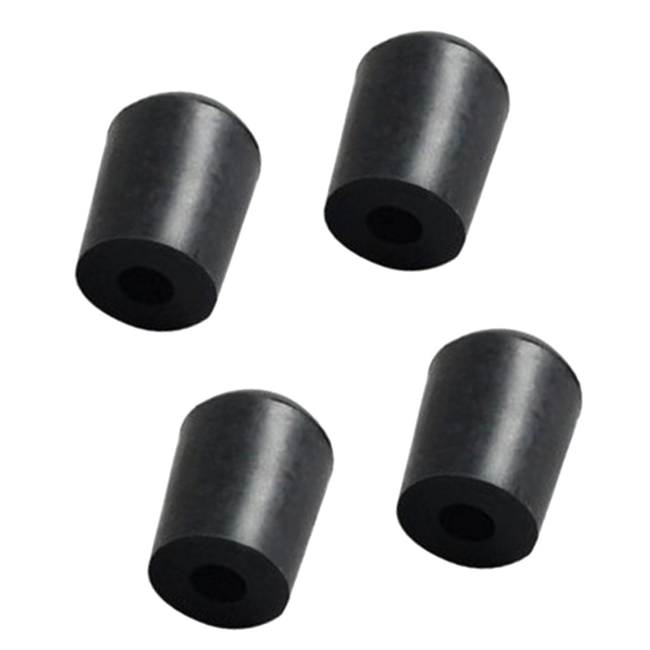 4-Pack Cello & Double Bass Endpin Rubber Tips – Black
