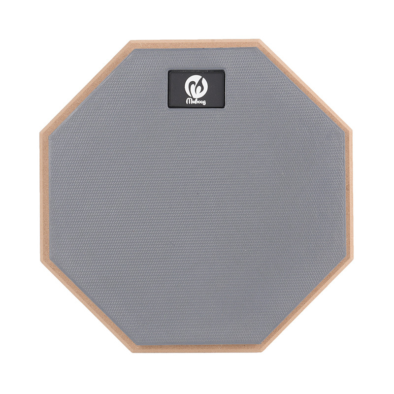 8-Inch Rubber Drum Practice Pad – Grey