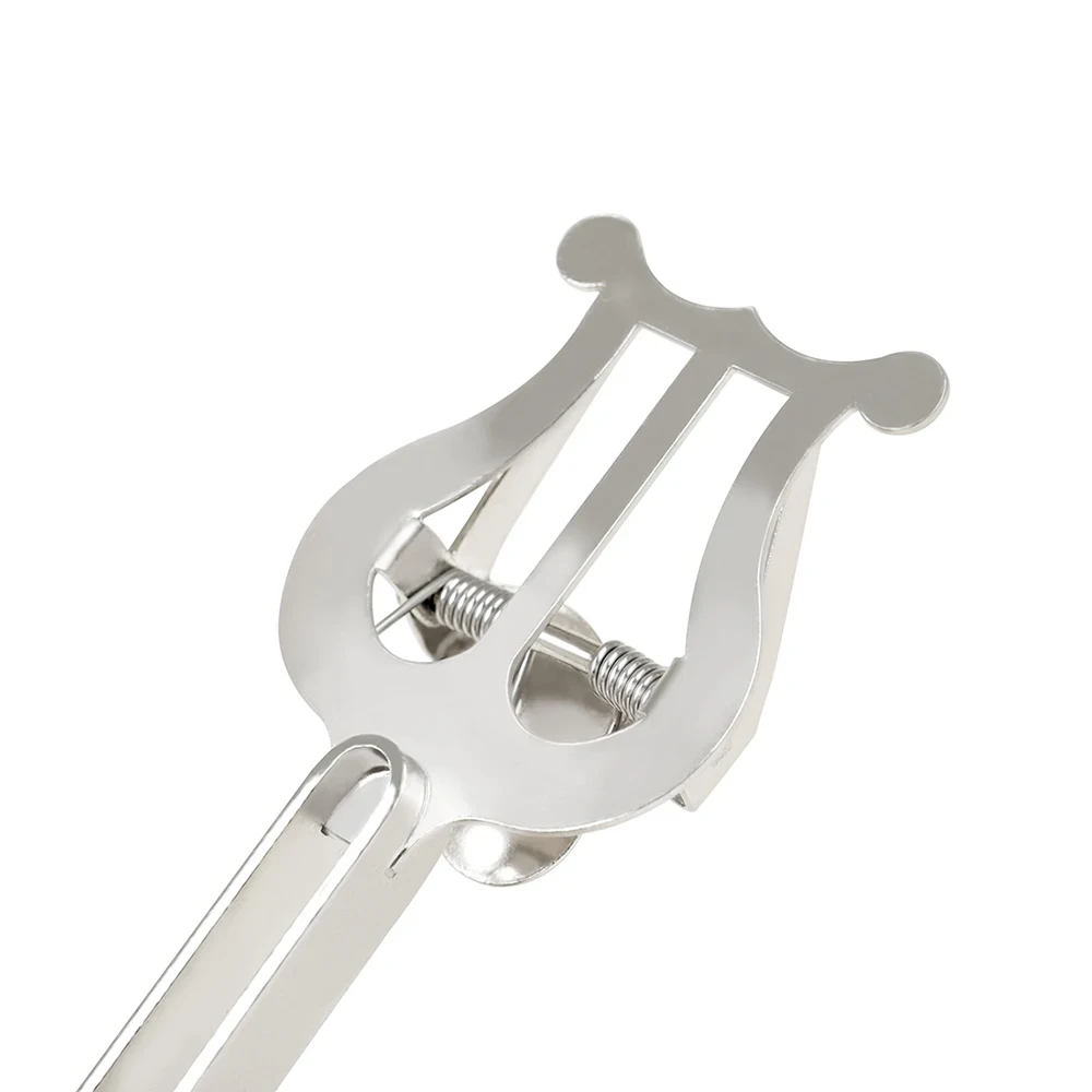 SLADE Marching Trumpet Music Lyre Clip – Silver — detail or usage view