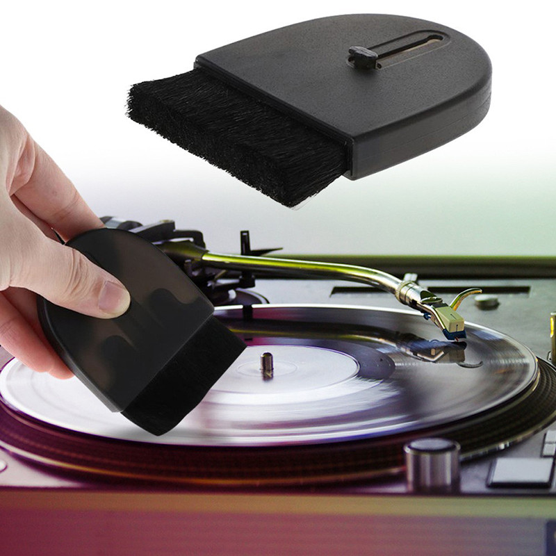Carbon-Fibre Anti-Static Vinyl Record Brush