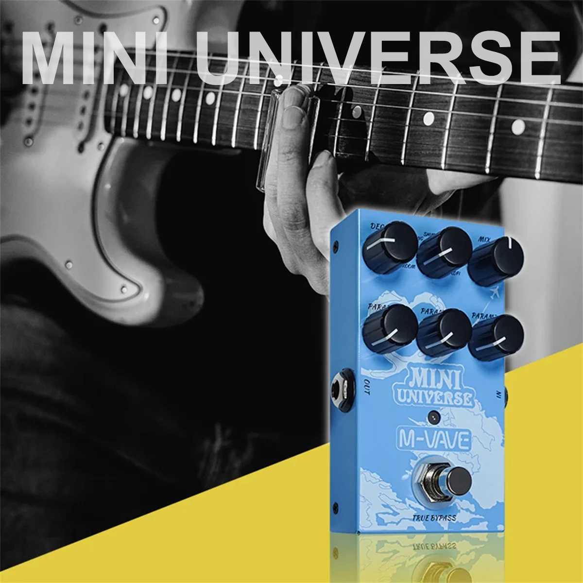 M-VAVE Elemental Digital Delay Pedal – 9 Effects