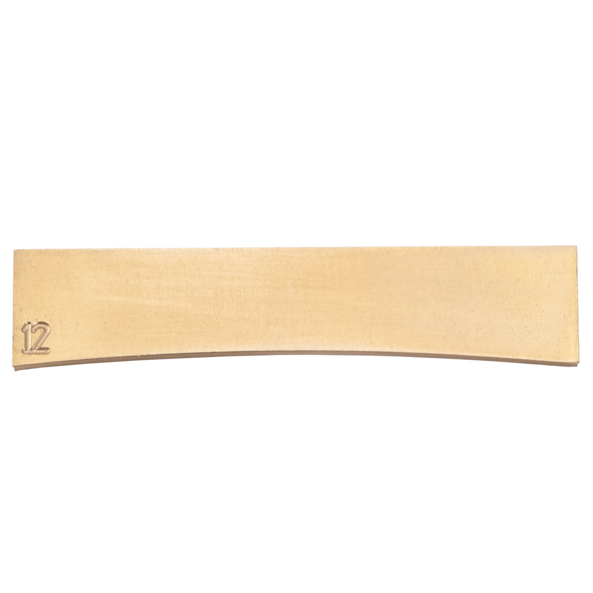 Brass Guitar Fret Press Insert – 12-Inch Radius
