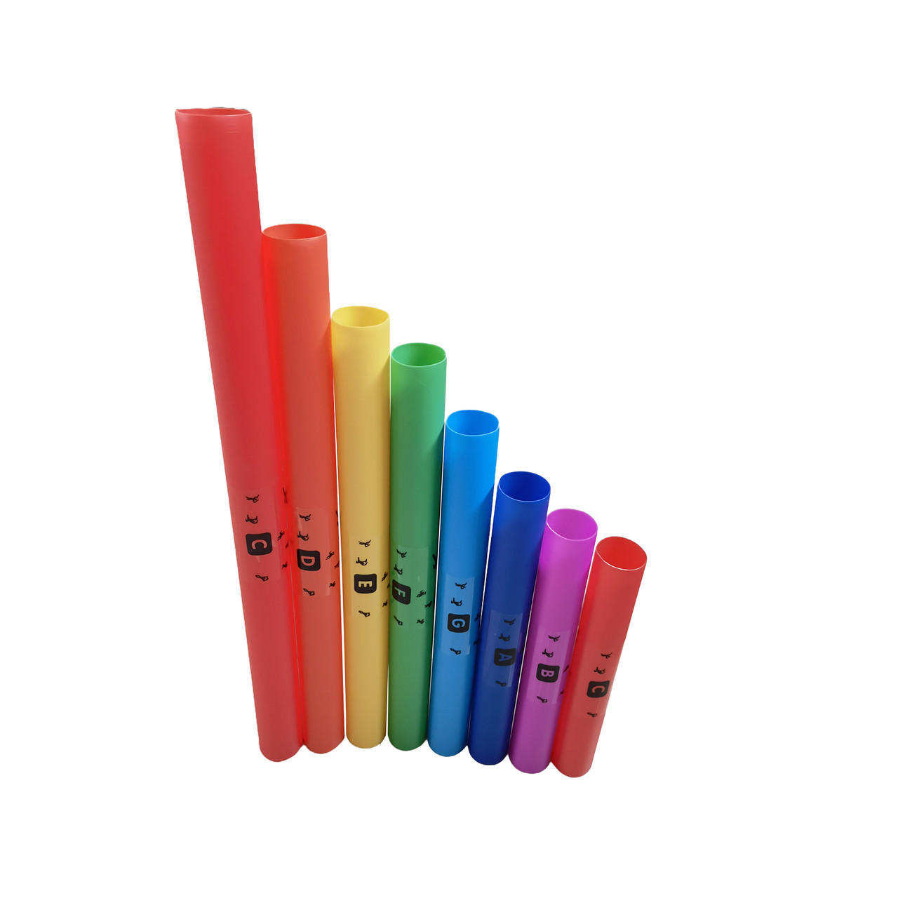 Eight-Tone Percussion Tube Set – Without Rope – detail or use view