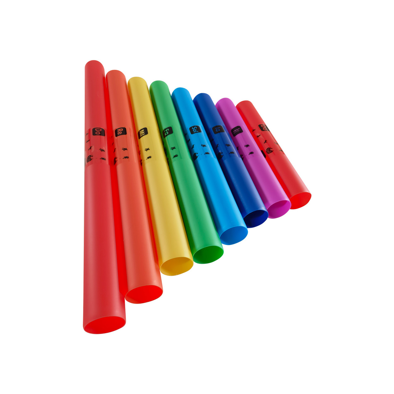 Eight-Tone Percussion Tube Set – Without Rope – detail or use view
