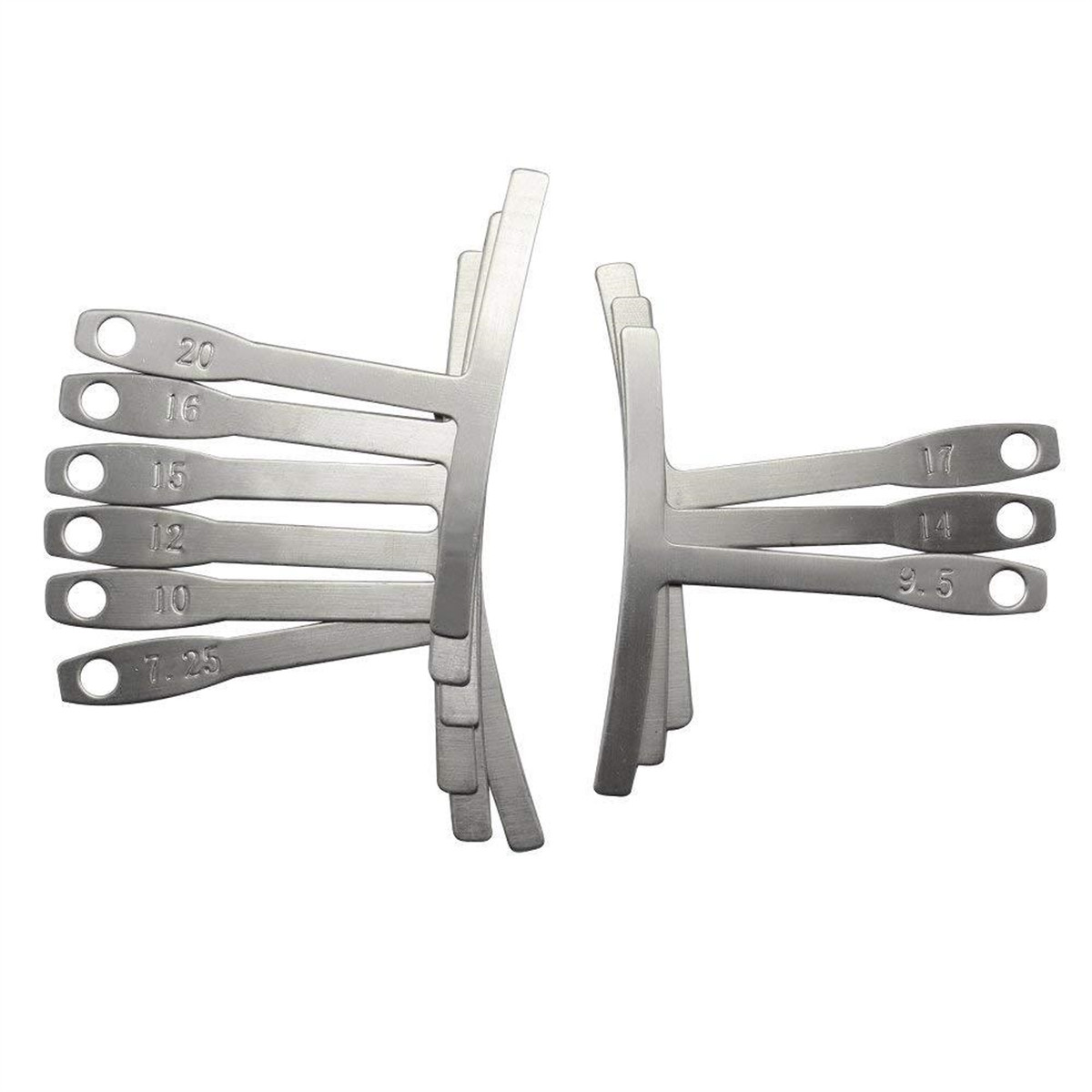 9-Piece Under-String Radius Gauge Set — detail view