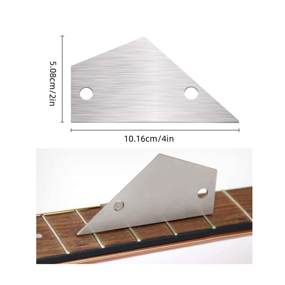 3-Piece Guitar Neck Measuring Ruler and Gauge Set