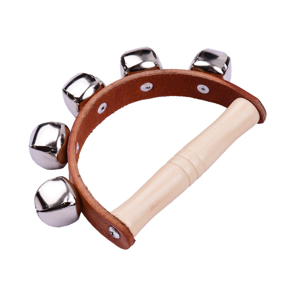 Wooden Hand Jingle Bell – Seven Jingles