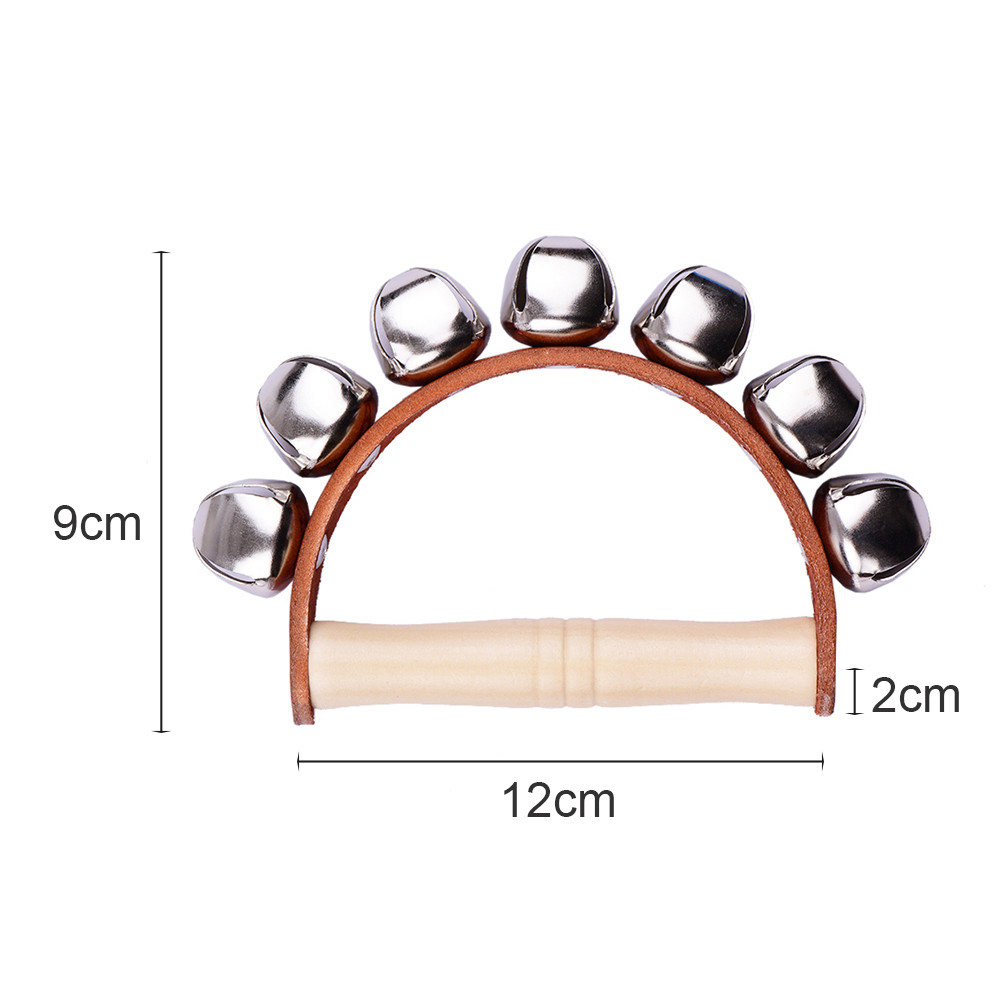 Wooden Hand Jingle Bell – Seven Jingles