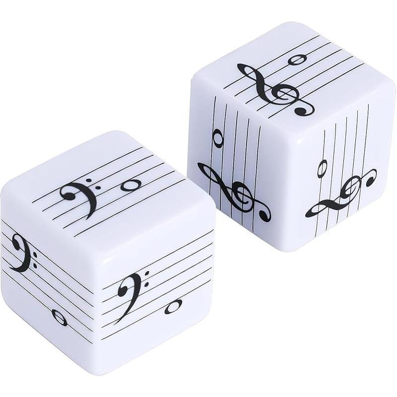 Music Staff Note Dice – 2-Piece Set