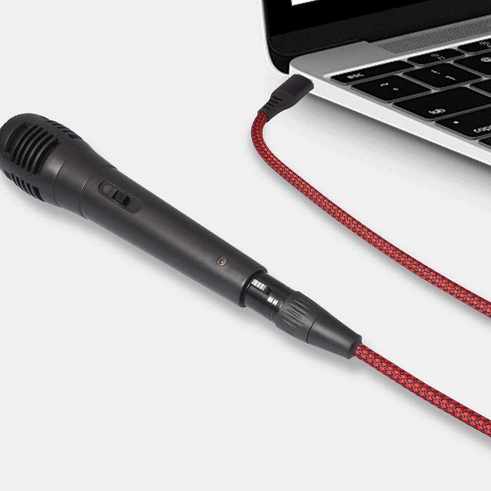 1 m USB-A to XLR Female Microphone Cable – detail 2