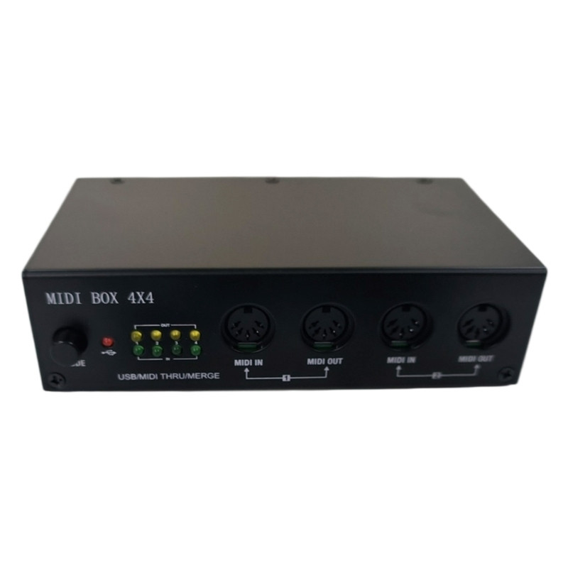 4-In / 4-Out USB MIDI Interface with Thru and Merge – product view