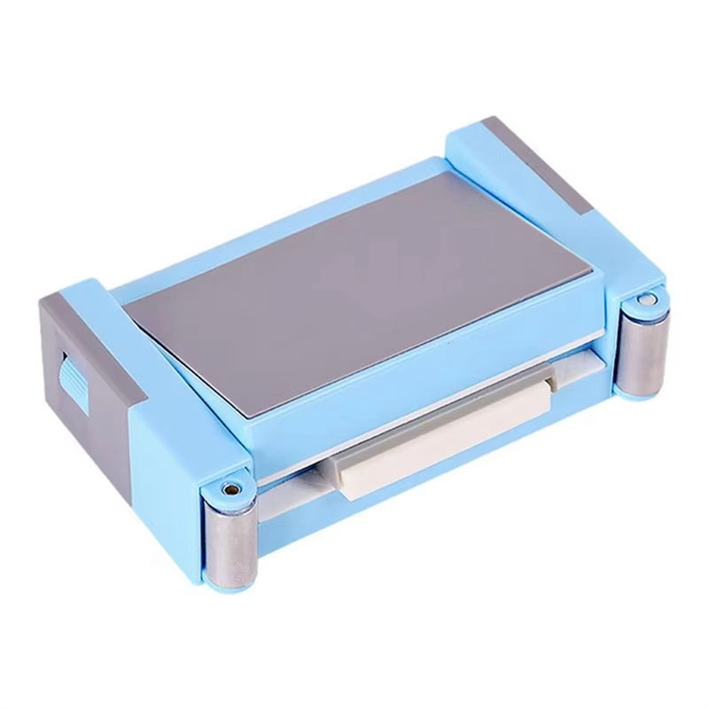 Guitar Nut and Saddle Sanding Jig – Blue – product view
