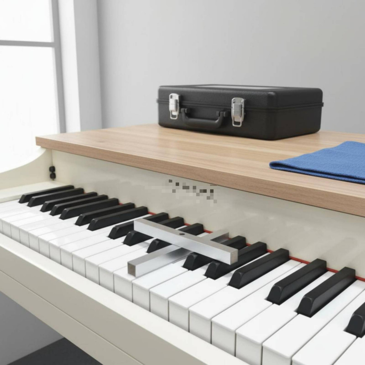 12 mm Black-Key Height Gauge for Piano Regulation – Product view