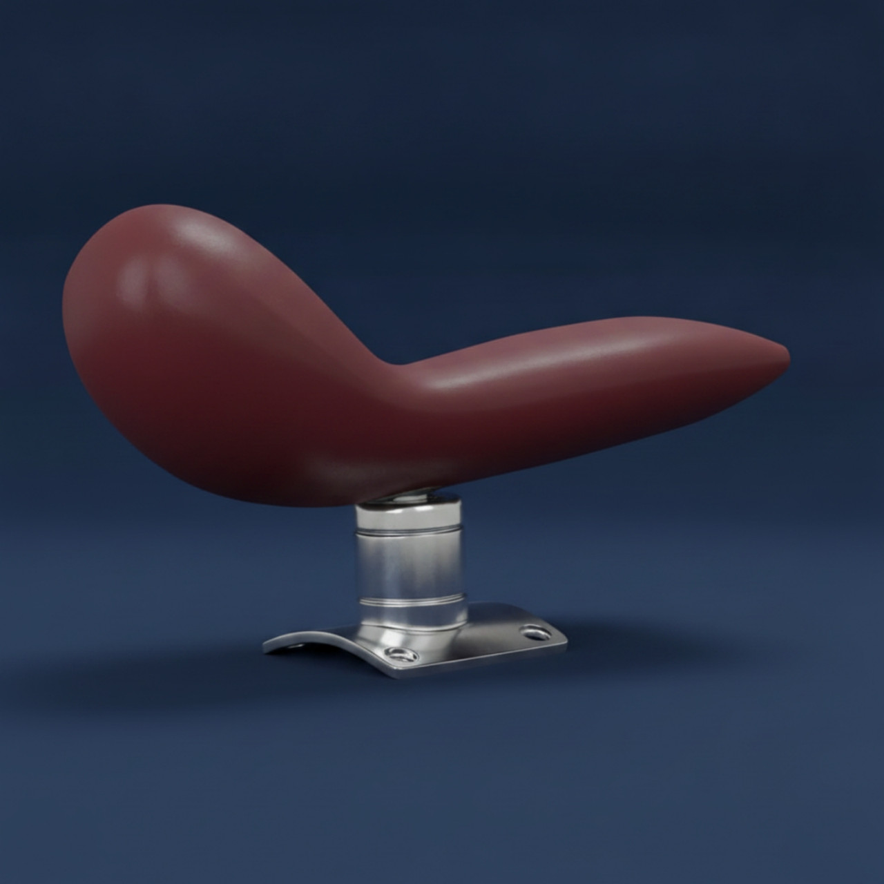 Bassoon Hand Rest with Mounting Base – Red – Product view
