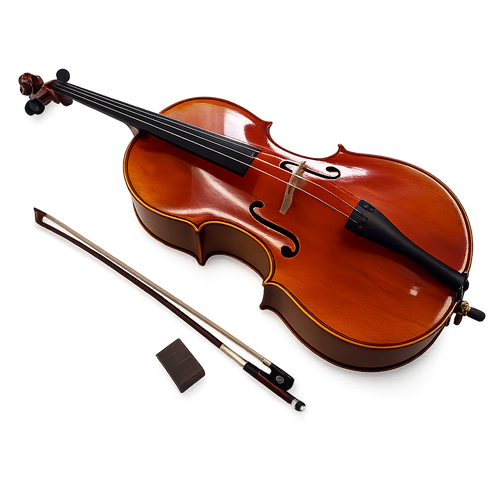 Premium Handmade 1/2 Size Cello with Bow, Bag & Rosin – Solid Spruce Top Flamed Maple