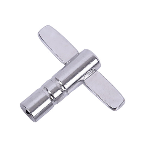 Silver universal 5.5mm metal drum tuning key