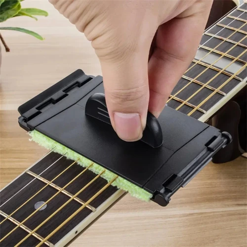 String & Fretboard Cleaning Tool for Guitar, Bass, Ukulele & Violin