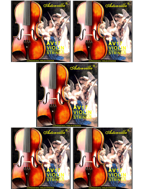Astonvilla AV17 Violin String Sets – 5 Pack