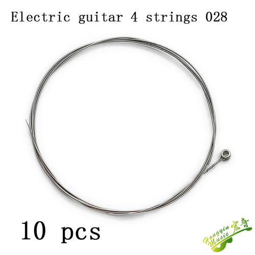 Single Electric Guitar Strings – .028 Inch, 10 Pack