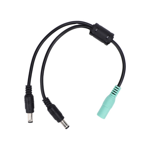 Dual 500mA-to-1000mA Guitar Pedal Power Cable – Black