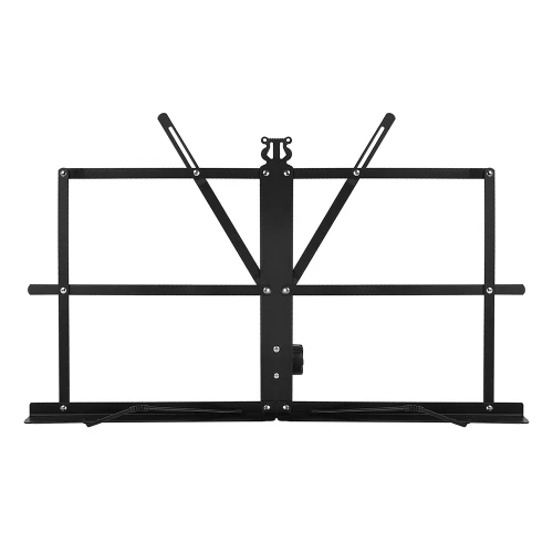 Compact Foldable Desktop Sheet Music Stand – Black