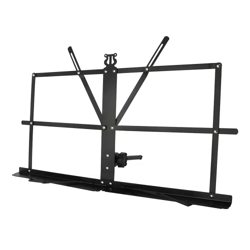 Compact Foldable Desktop Sheet Music Stand – Black
