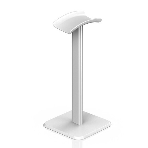 White Aluminium Desktop Headphone Stand
