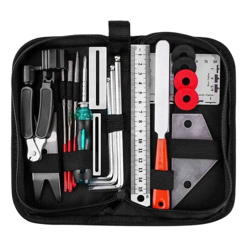 20-Piece Guitar Setup & Repair Tool Kit with Carry Bag