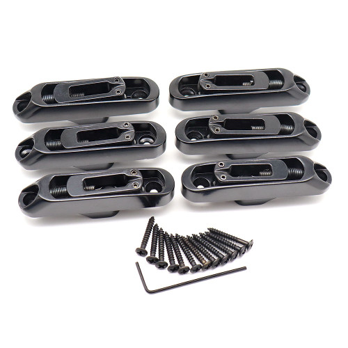 4-Piece Individual Bass Guitar Bridge Set