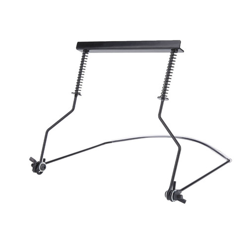 Adjustable 10-Hole Harmonica Neck Holder – Black