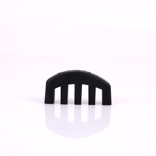 Rubber Violin Practice Mute – Black