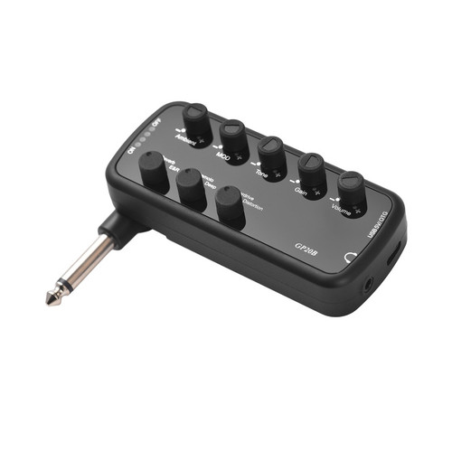 Plug-In Guitar Headphone Amplifier with Recording Output