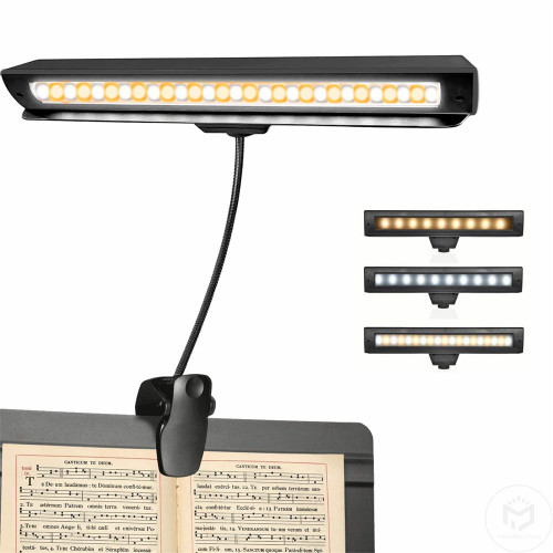 19-LED Rechargeable Clip-On Sheet Music Light