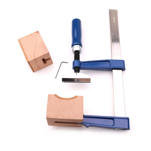 Guitar Fret Press Clamp Kit with Two Wooden Supports — supplied product