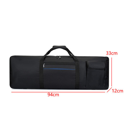 Padded Keyboard Bag with Backpack Straps – Small, 94 × 33 × 12 cm