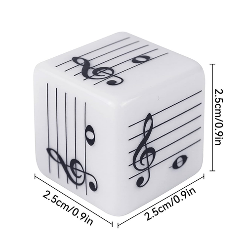 Music Staff Note Dice – 2-Piece Set