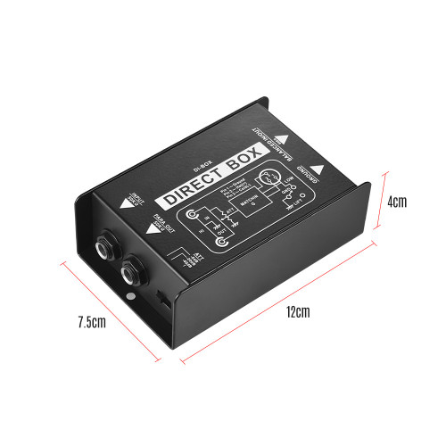 Single-Channel Passive DI Box with Ground Lift — detail or usage view