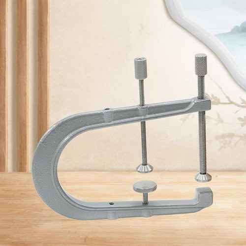 Acoustic Guitar Bridge Installation Clamp – Type A, 160 × 100 mm — detail view