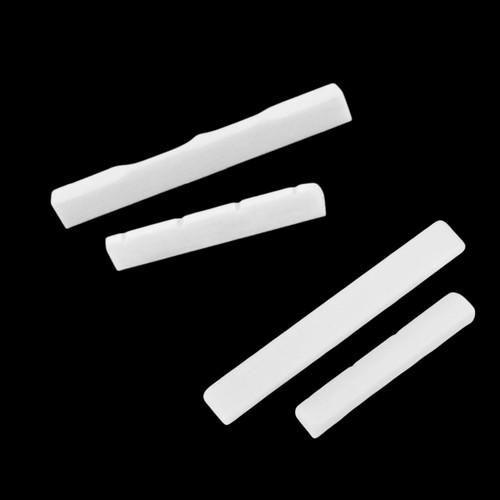 Miwayer Ukulele Bone Nut and Saddle Set – Regular Style, White