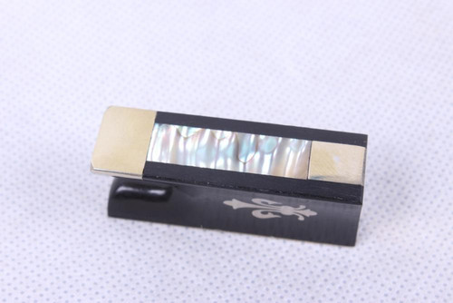 YINFENTE Ebony Violin Bow Frog with Screw – 4/4 – Detail 1