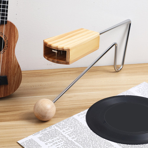 Wooden Vibraslap Percussion Rattle – 33 cm – Detail 1