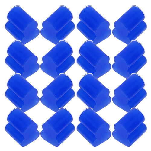 French Horn Silicone Linkage Bumpers – Blue, 20 Pack – Detail 1