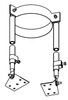 Telescopic Flue Roof Brace Kit