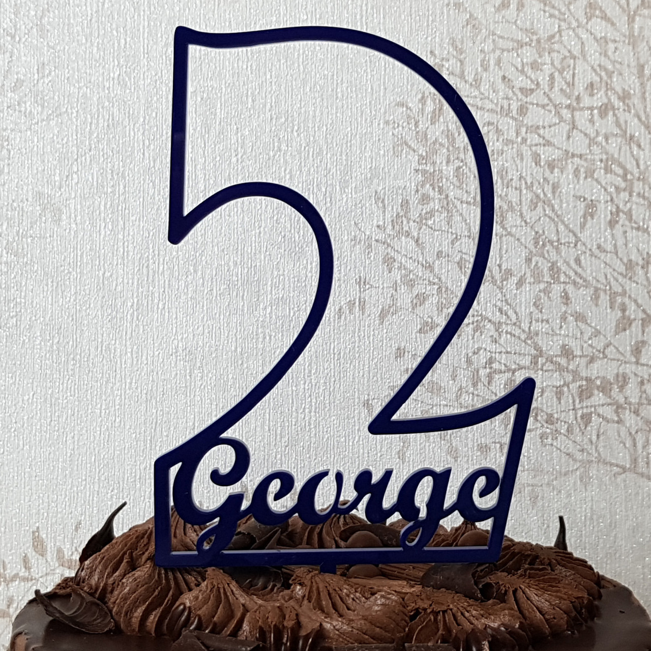 How to Make Glitter Cake Topper Numbers - The Crafty Blog Stalker