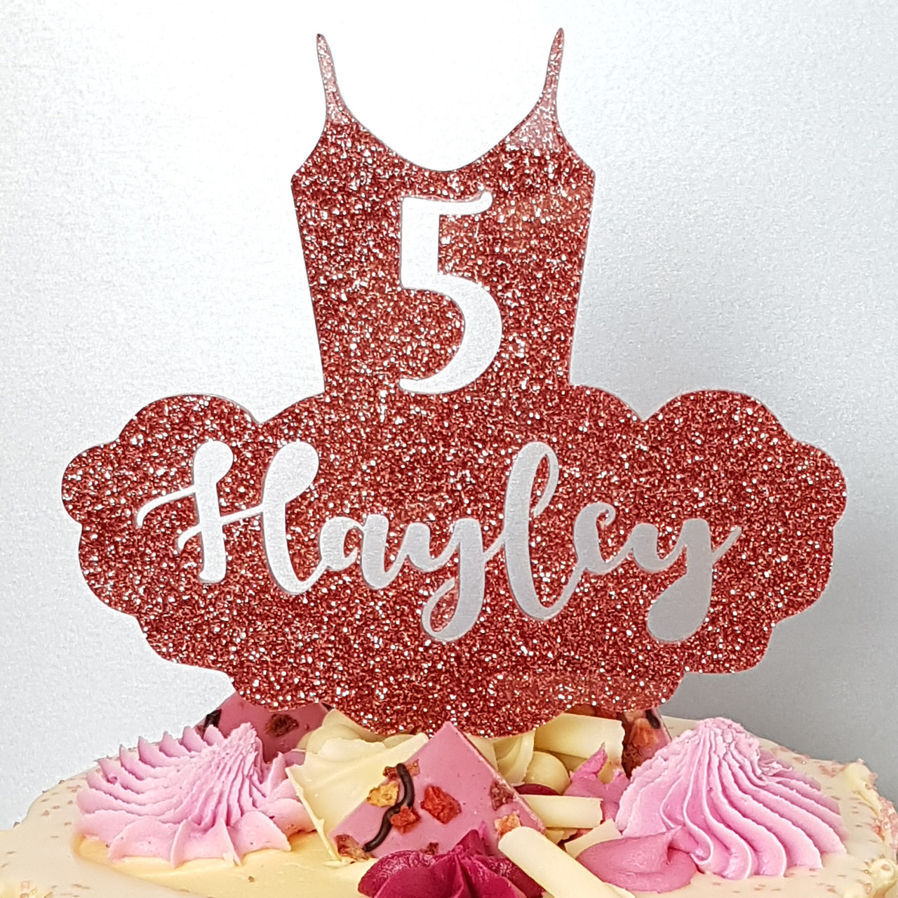 Ballet Tutu Themed Cake Toper