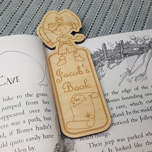 Pirate Themed Children's Bookmark