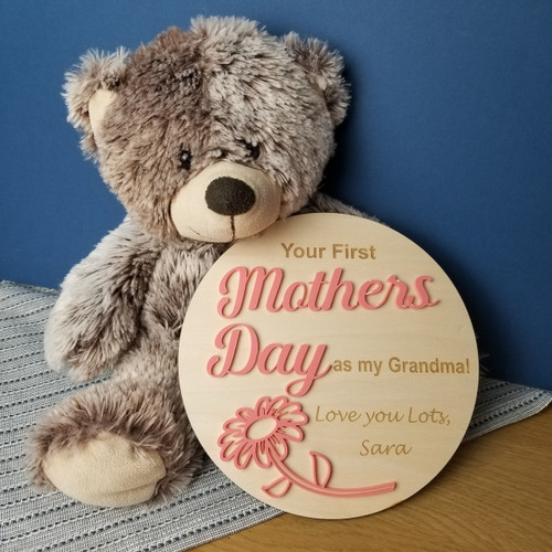 First Mothers Day Photo Prop for New Born or Baby